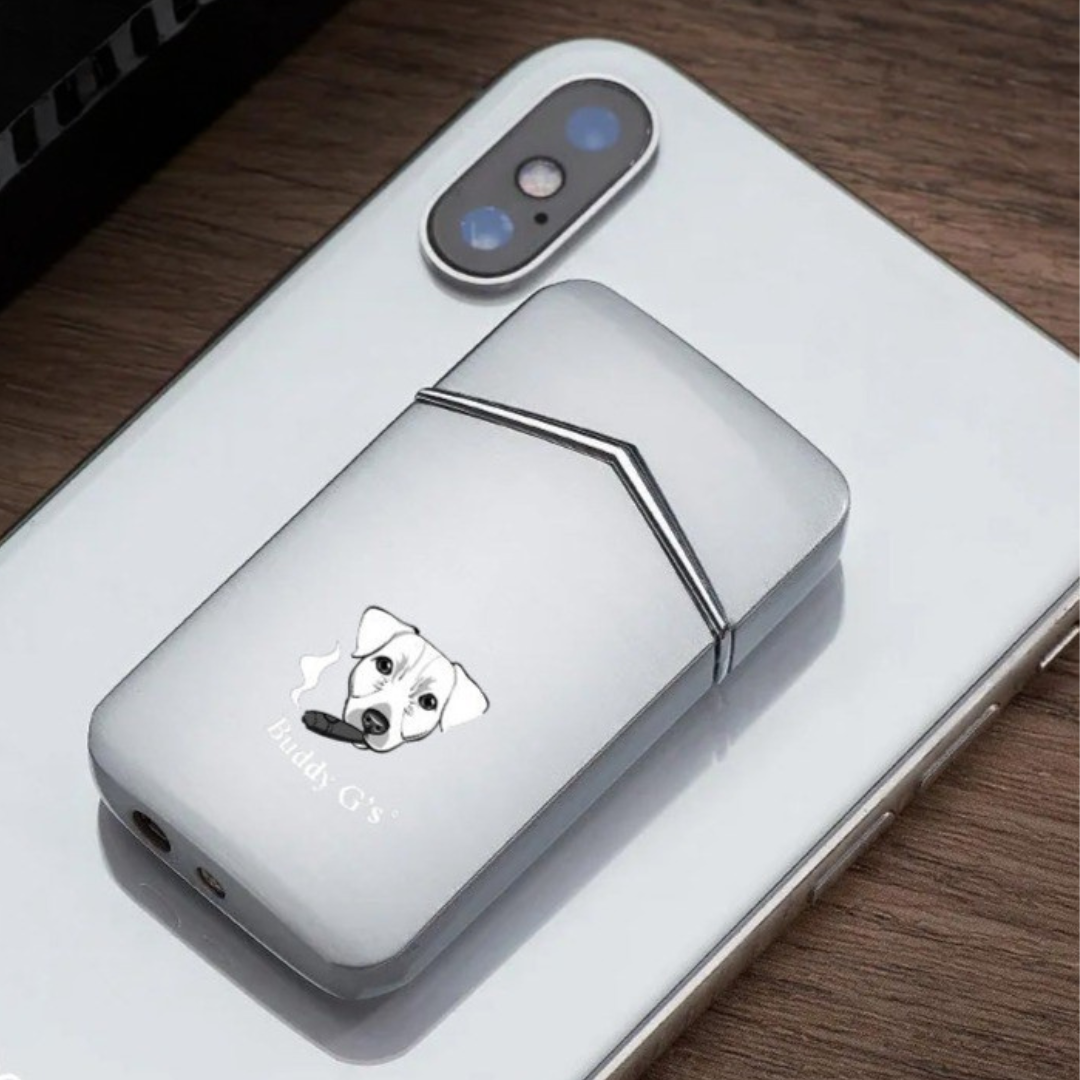 Single Burner Metal Windproof Lighter - Pocket Lighter - Refillable Butane Torch Lighter