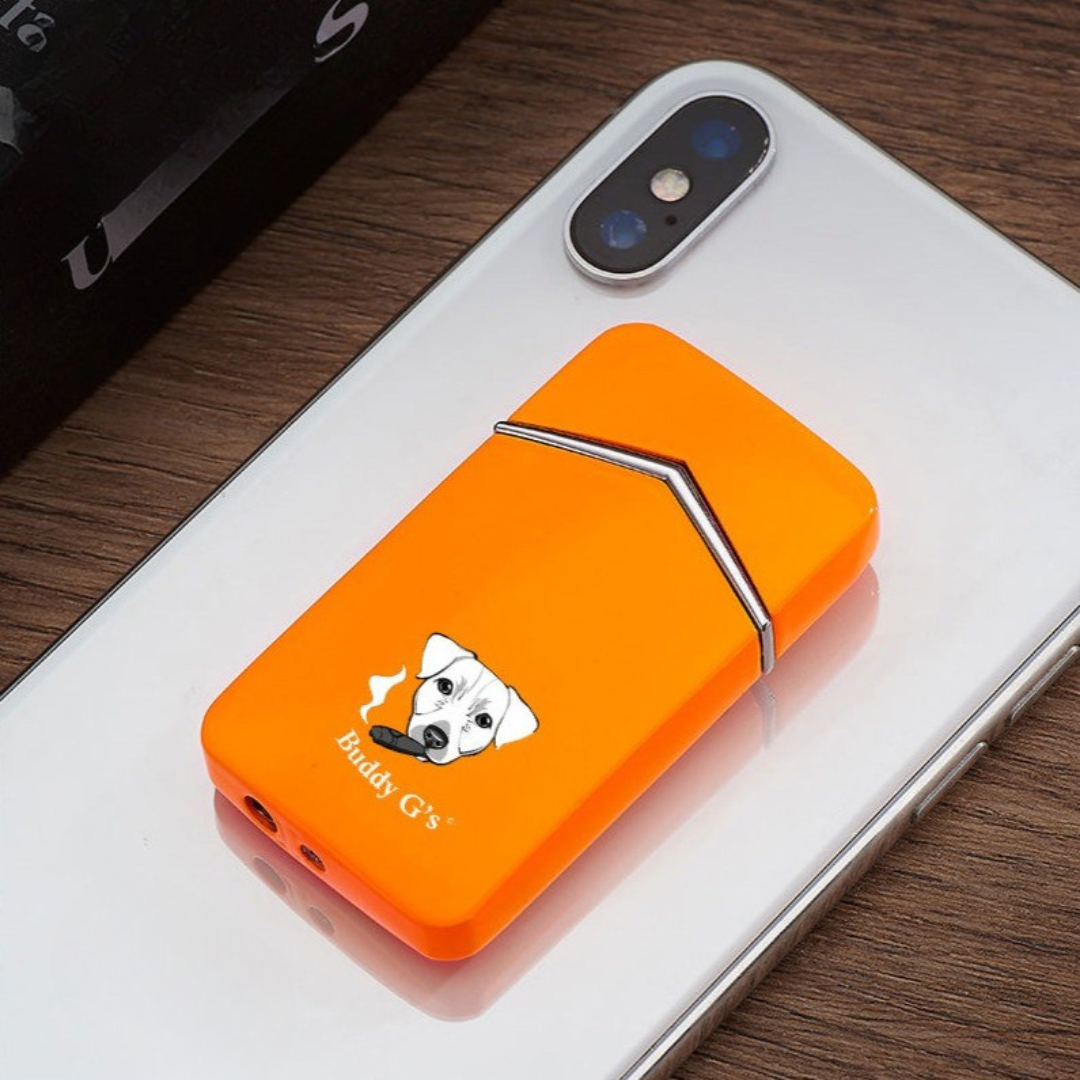 Single Burner Metal Windproof Lighter - Pocket Lighter - Refillable Butane Torch Lighter