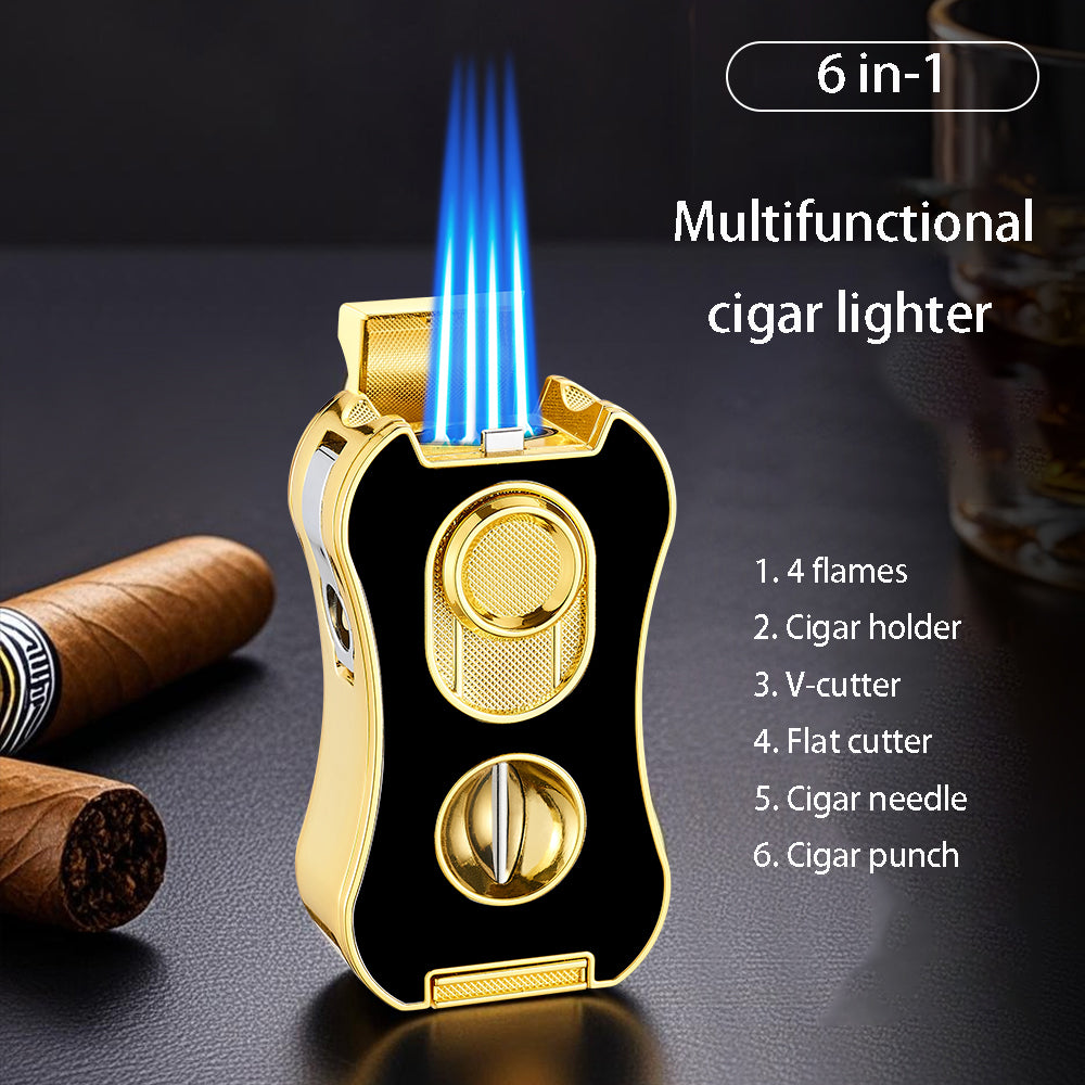 TitanFlame™ All-in-One Heavy Duty Quad Torch Lighter