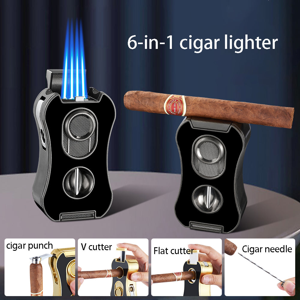 TitanFlame™ All-in-One Heavy Duty Quad Torch Lighter