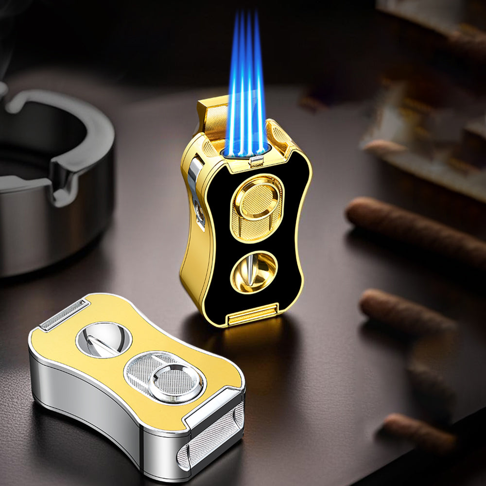 TitanFlame™ All-in-One Heavy Duty Quad Torch Lighter