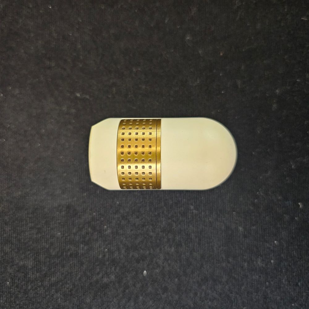 Elbow The Ninety Degree Wedge Magnetic Cigar Holder Golf white color