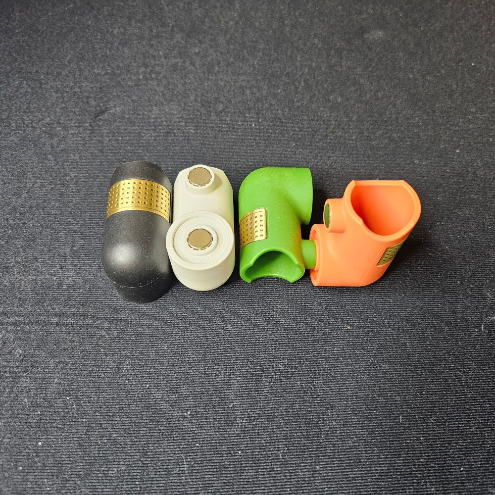 Elbow The Ninety Degree Wedge Magnetic Cigar Holder Golf - Black, coral, green, white