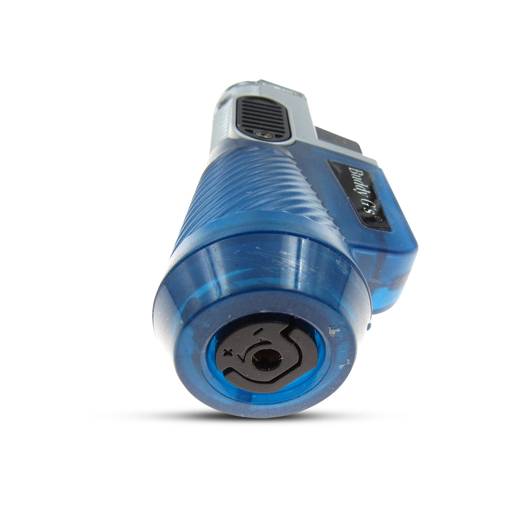 Windproof Triple Burner Refillable Butane Jet Torch - Ribbed See Through Reservoir