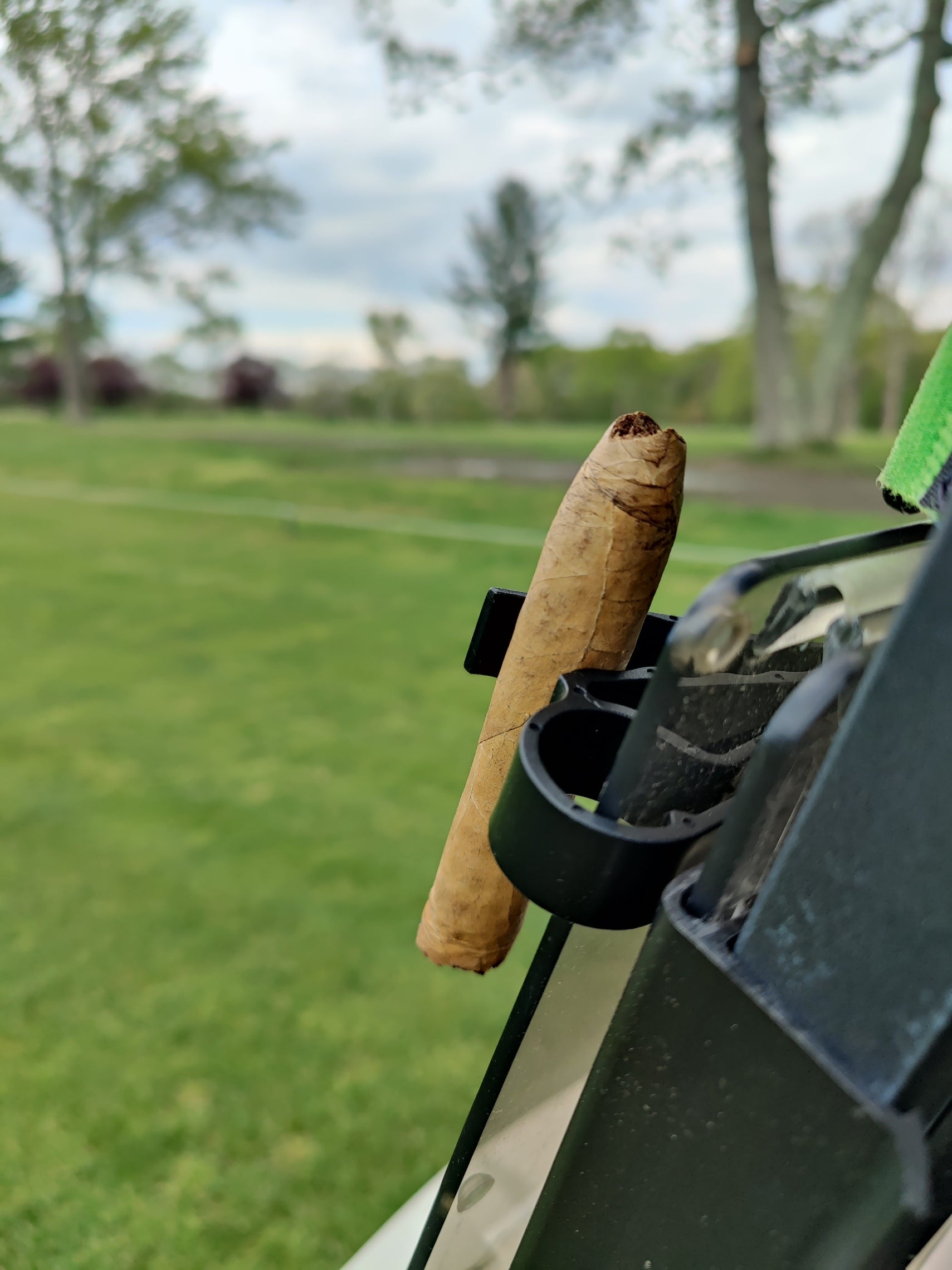 Premium Cigar Holder - Black Plastic