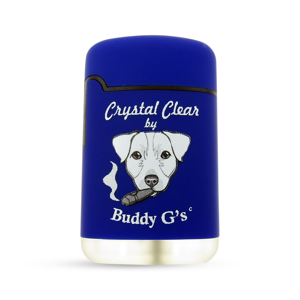 Windproof Single Jet Torch Lighter - Refillable Butane Lighter - Rounded Edges Rubberized finish Lighter