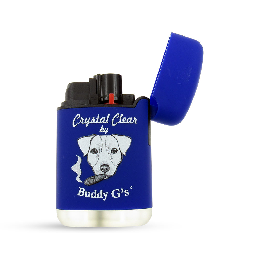 Windproof Single Jet Torch Lighter - Refillable Butane Lighter - Rounded Edges Rubberized finish Lighter