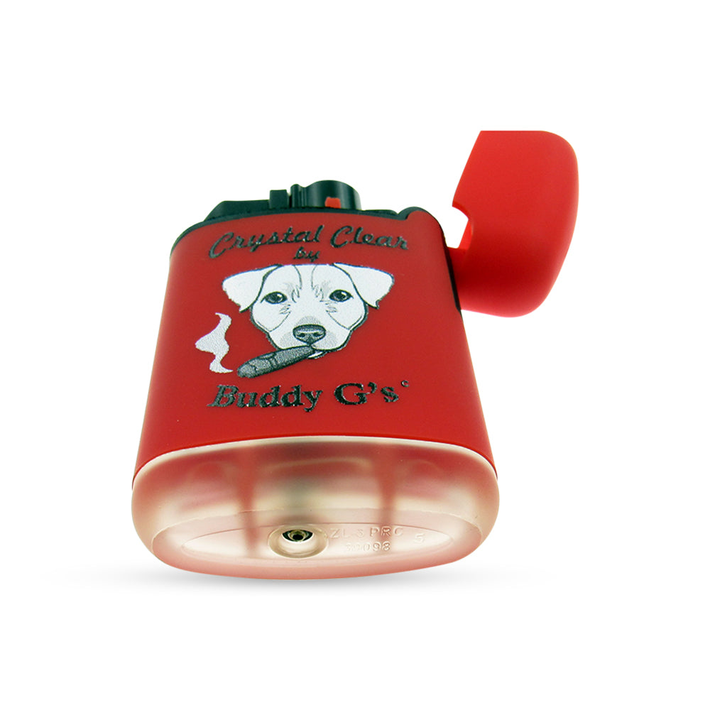 Windproof Single Jet Torch Lighter - Refillable Butane Lighter - Rounded Edges Rubberized finish Lighter