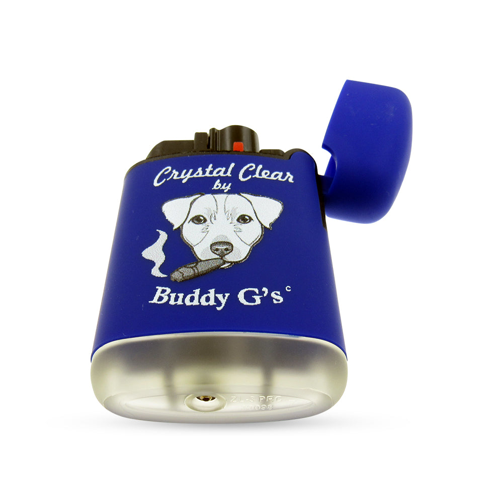 Windproof Single Jet Torch Lighter - Refillable Butane Lighter - Rounded Edges Rubberized finish Lighter