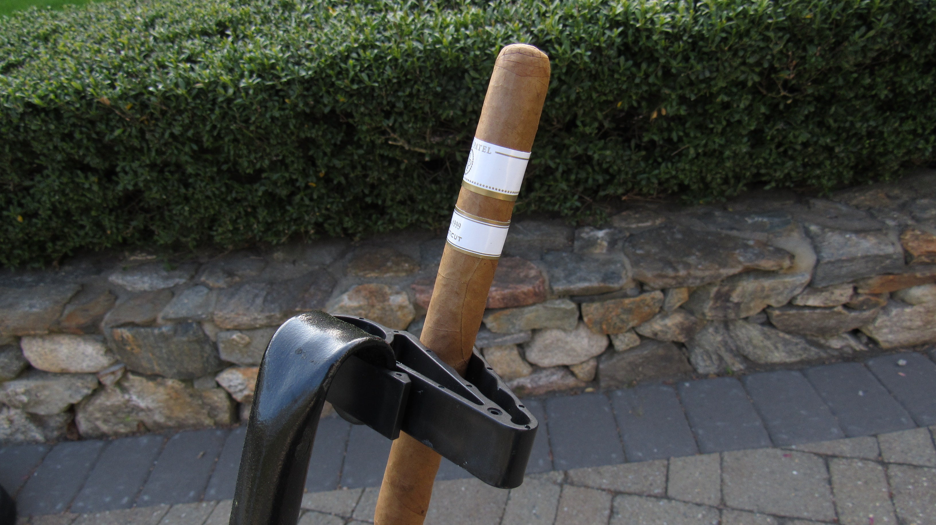 Premium Cigar Holder - Black Plastic