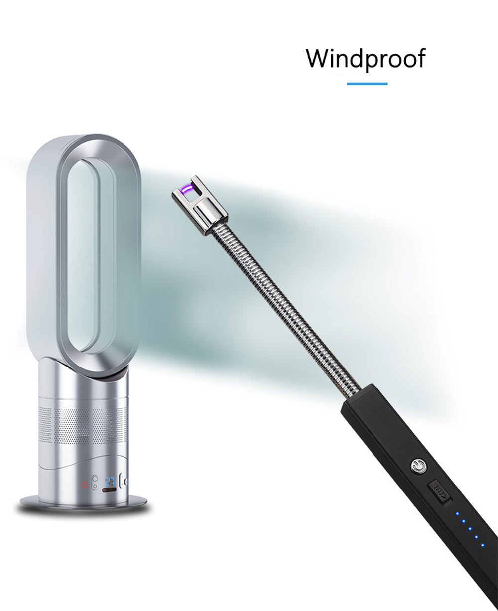 Candle lighter| Multipurpose Rechargeable USB Electric Lighter with Squared Handle and Flexible Top