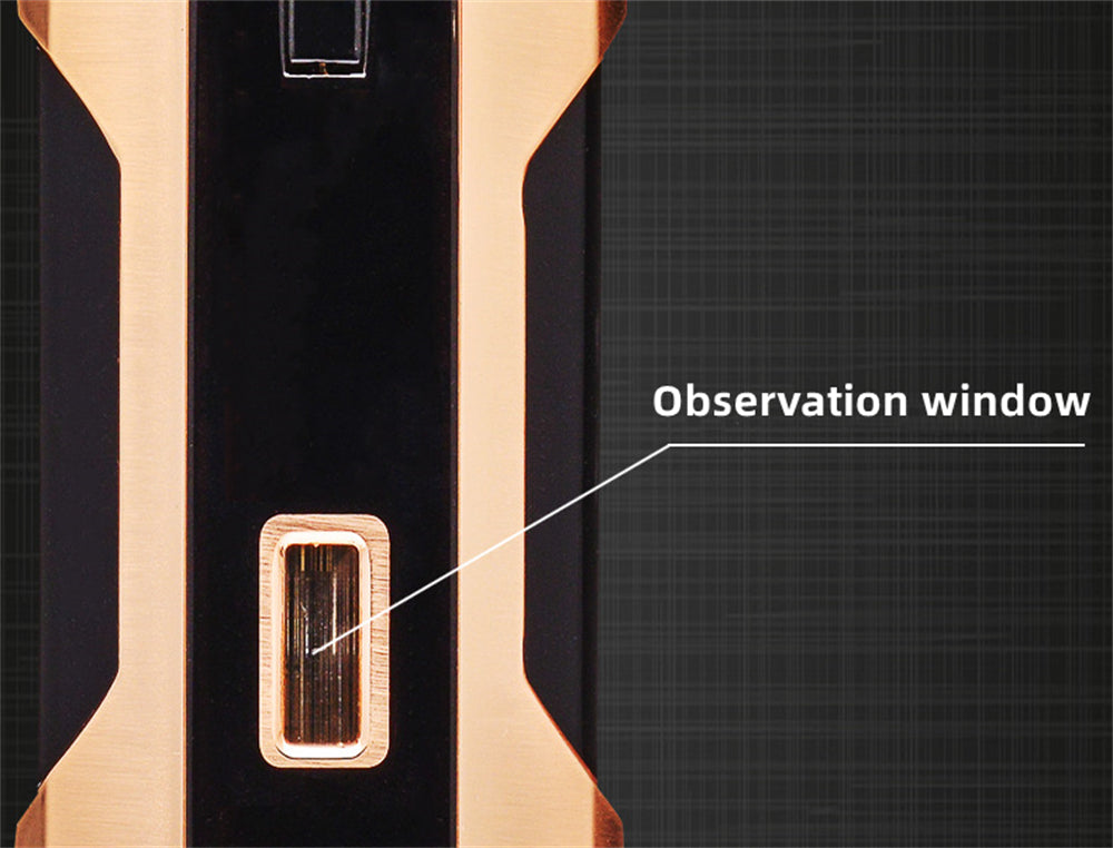 4 Burner Refillable Butane Adjustable Jet Torch - Fuel-level Viewing Window - Cigar Holder on Top