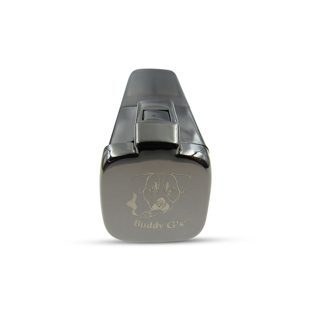 Windproof 4 Burner Refillable Butane Jet Torch Lighter See-Thru Reservoir