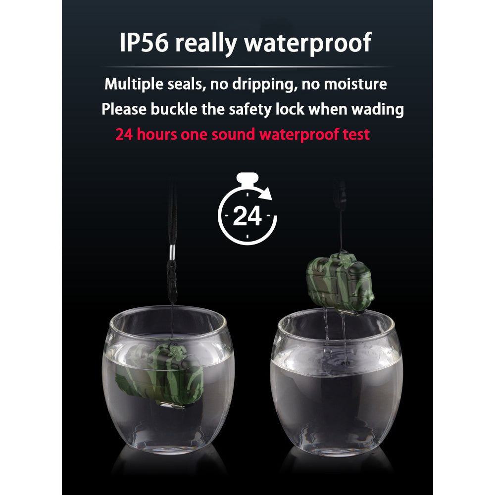 Double Burner Camo Lighter - Refillable Butane jet Torch Lighter - Rubber Casing Waterproof lighter