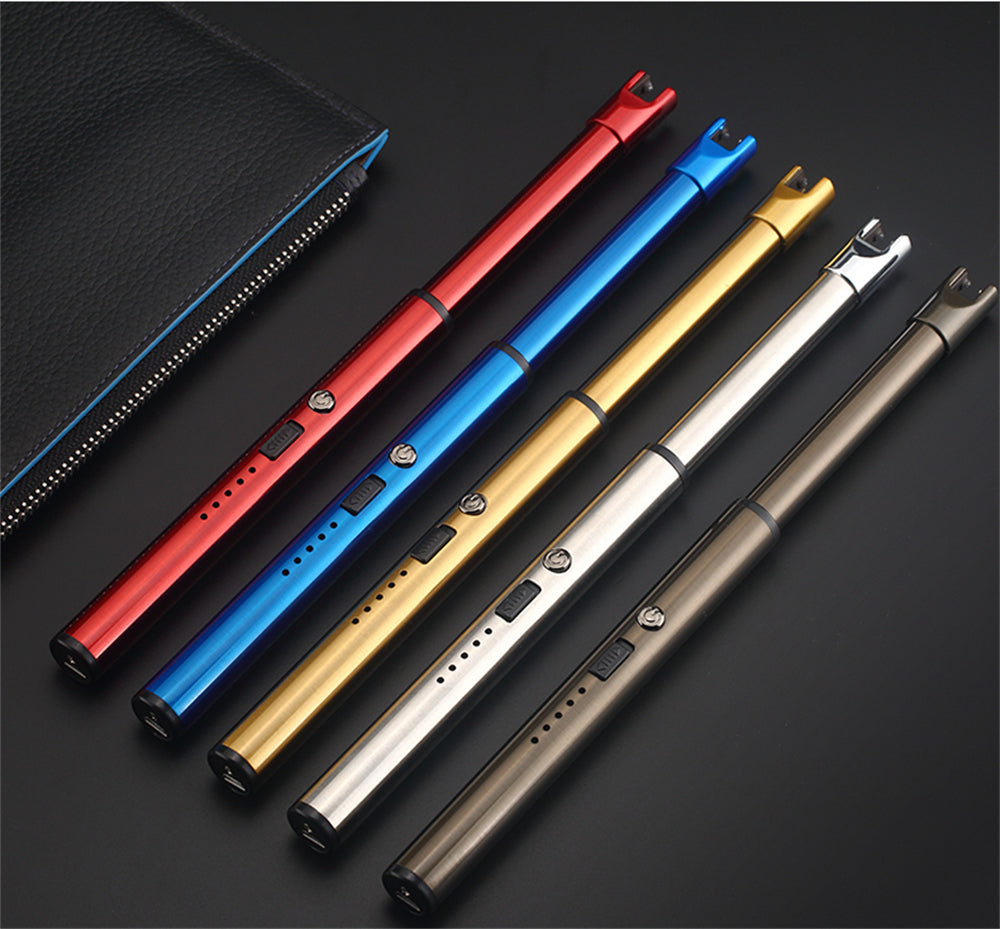 Candle Lighter| Multipurpose Rechargeable USB Electric Lighter | Rounded Handle and Straight Top