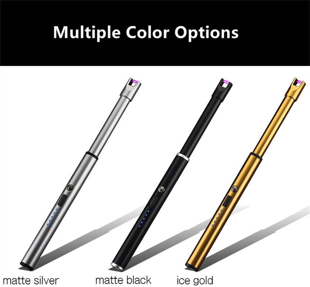 Candle Lighter| Multipurpose Rechargeable USB Electric Lighter | Rounded Handle and Straight Top