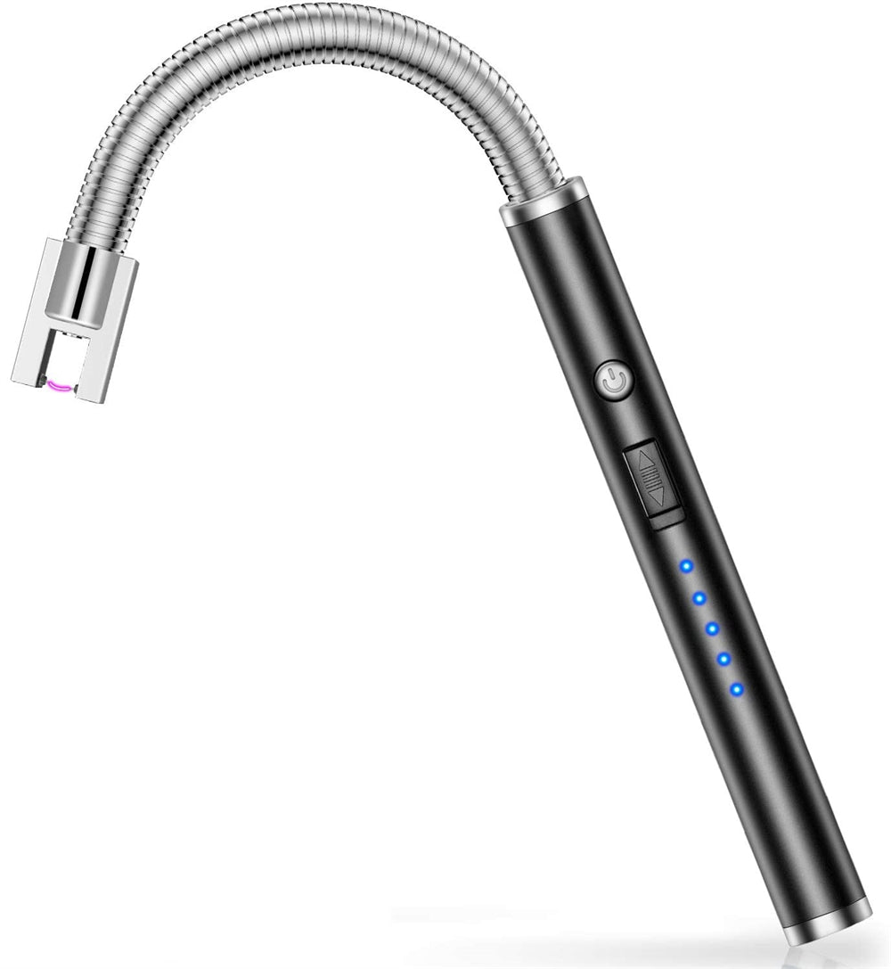 ARC BBQ Lighter | Multipurpose Rechargeable USB Electric Lighter with Rounded Handle - Black