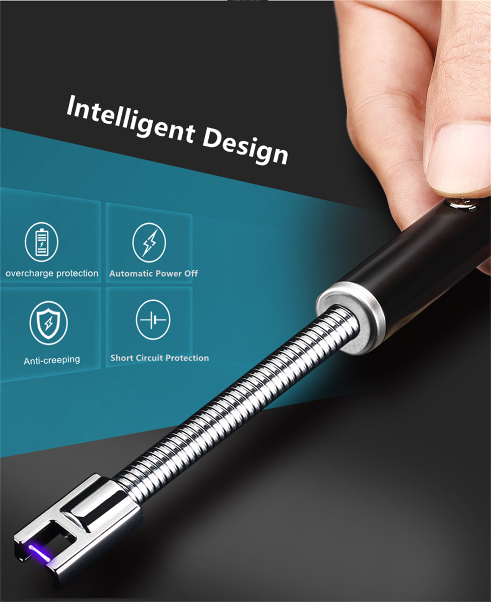 ARC BBQ Lighter | Multipurpose Rechargeable USB Electric Lighter with Rounded Handle