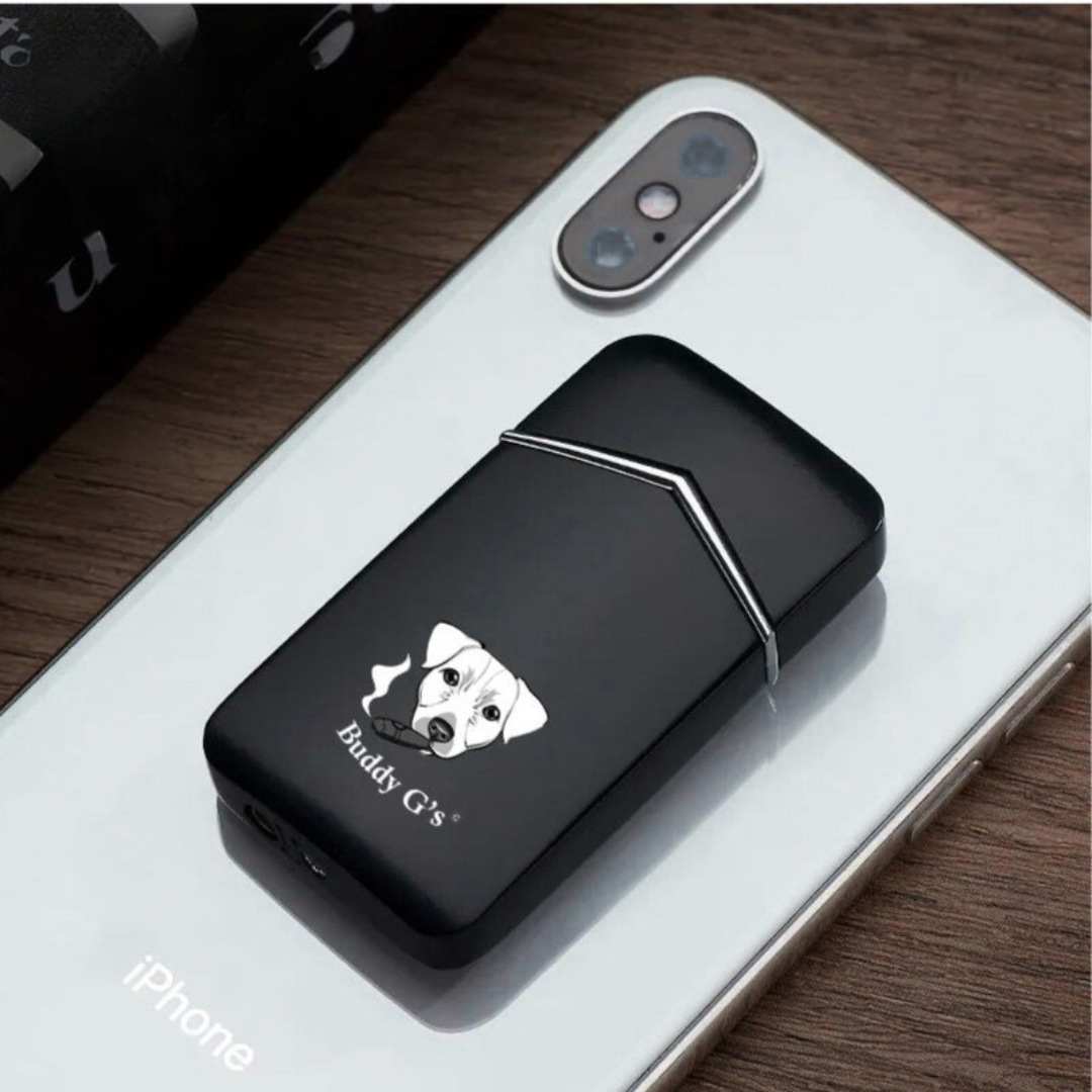 Single Burner Metal Windproof Lighter - Pocket Lighter - Refillable Butane Torch Lighter