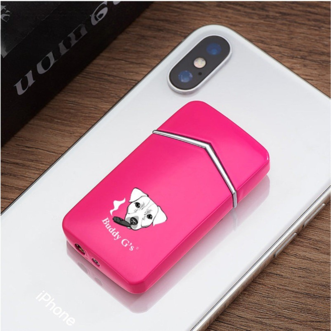 Single Burner Metal Windproof Lighter - Pocket Lighter - Refillable Butane Torch Lighter