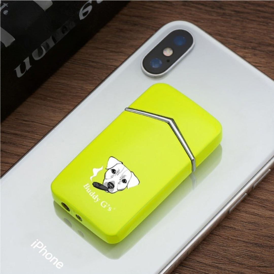 Single Burner Metal Windproof Lighter - Pocket Lighter - Refillable Butane Torch Lighter