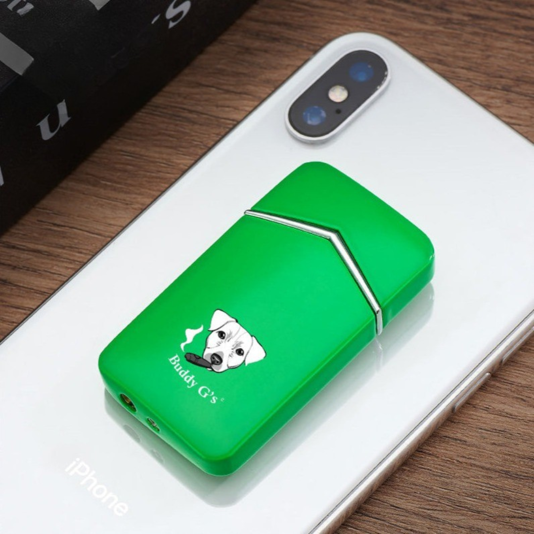 Single Burner Metal Windproof Lighter - Pocket Lighter - Refillable Butane Torch Lighter