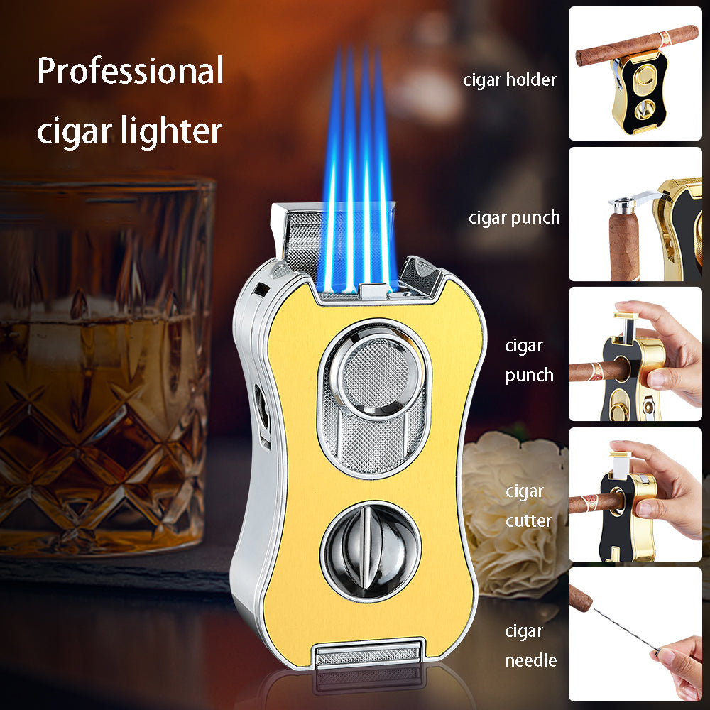 TitanFlame™ All-in-One Heavy Duty Quad Torch Lighter