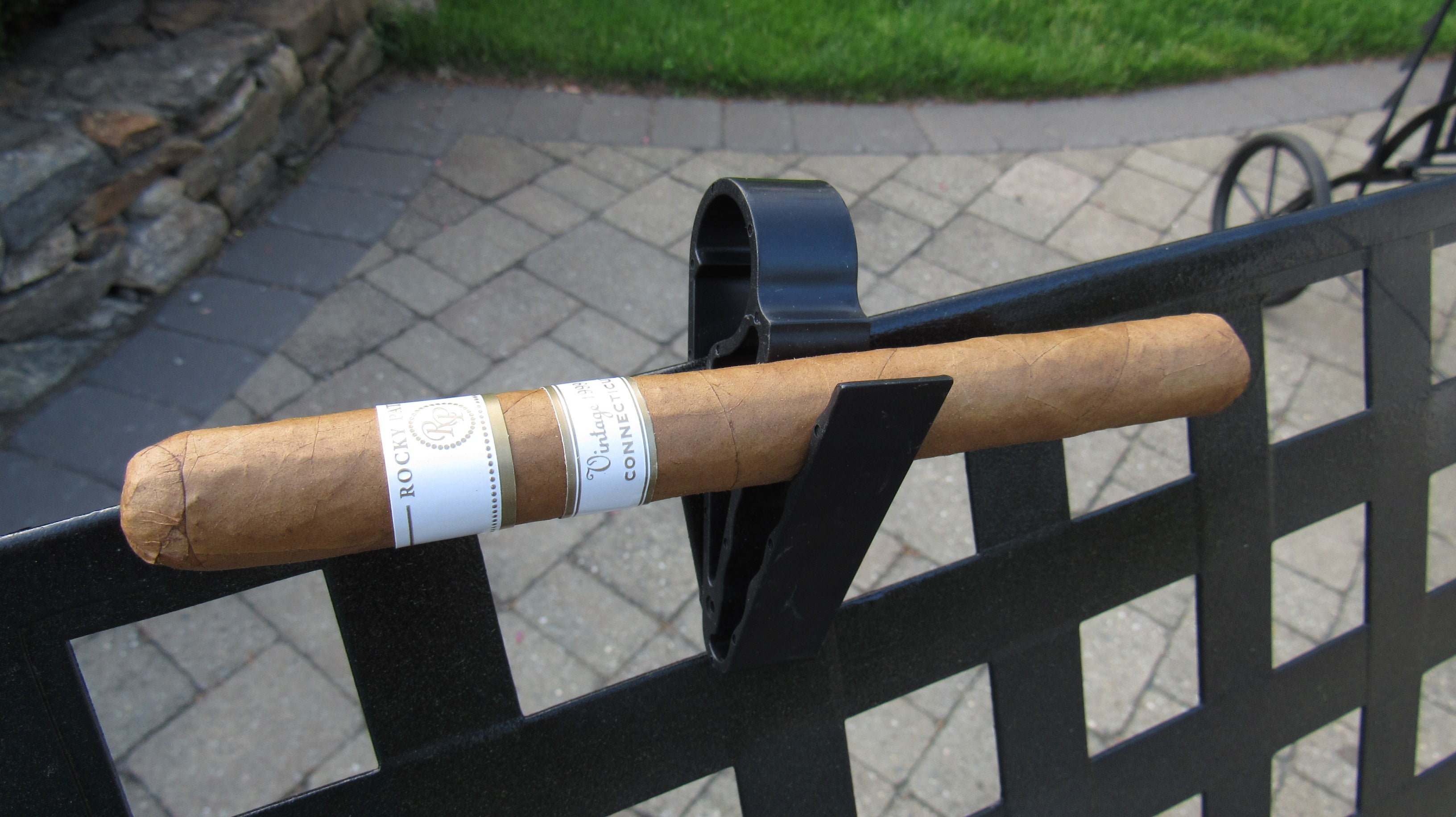 Premium Cigar Holder - Black Plastic