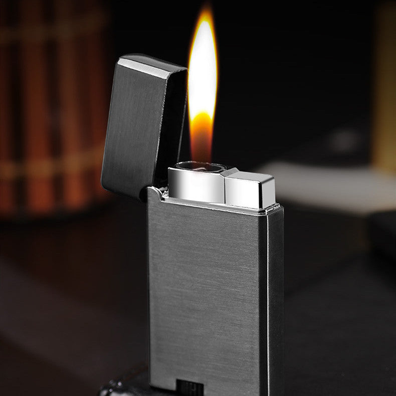 Dual Burner Refillable Butane Lighter - Soft Flame and Jet Torch Lighter