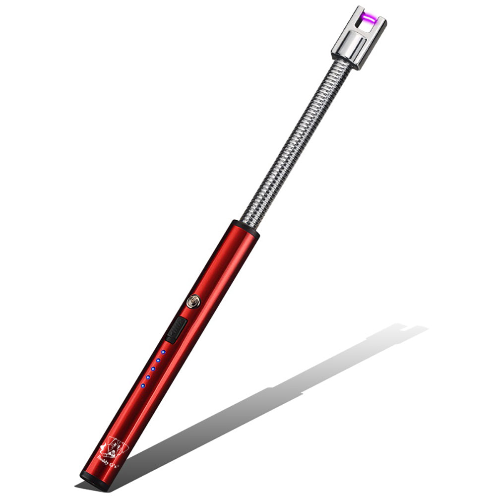 ARC BBQ Lighter | Multipurpose Rechargeable USB Electric Lighter with Rounded Handle - Red
