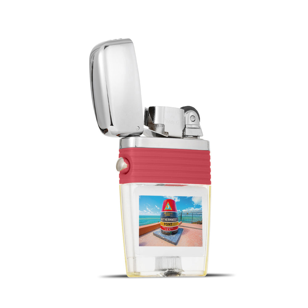 Key West Buoy Lighter - Soft Flame Lighter - Crystal Clear Vintage Lighter