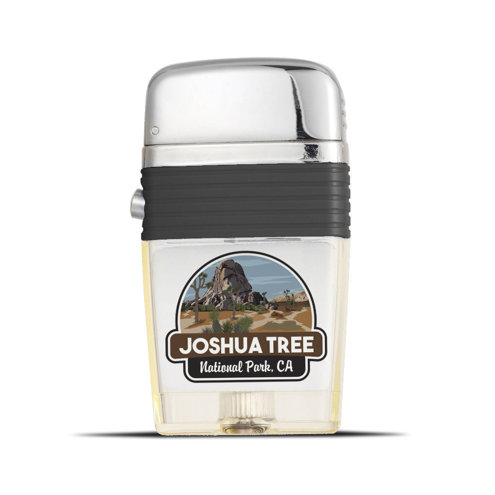 Joshua Tree National Park Lighter - Soft Flame Lighter - Crystal Clear Vintage Lighter