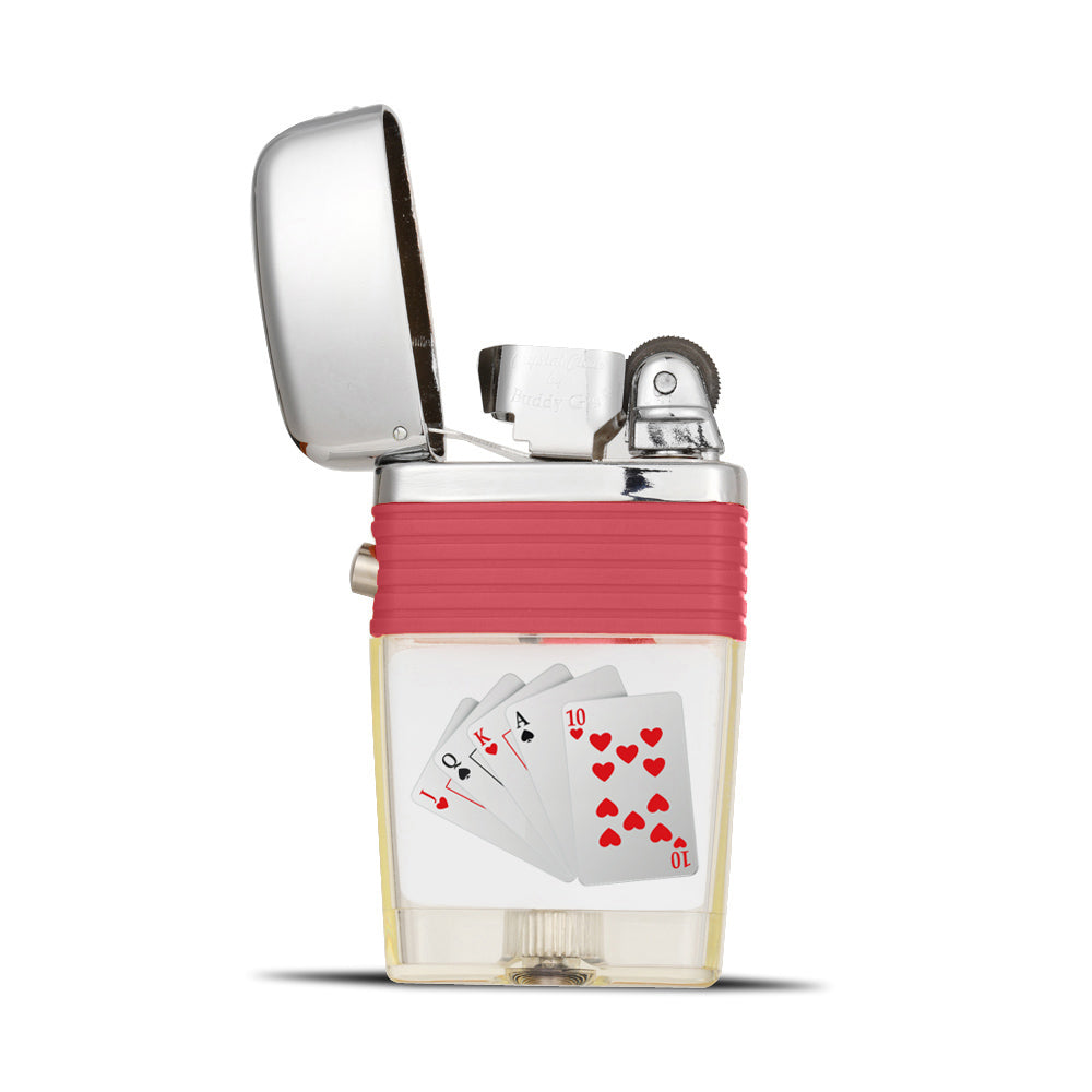 Playing Cards lighter - Soft Flame Lighter - Crystal Clear Vintage Lighter